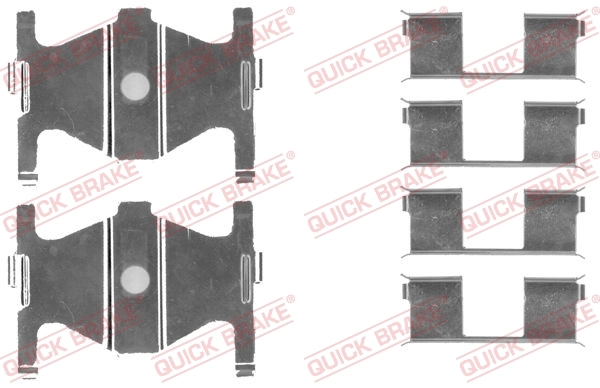 Accessory Kit, disc brake pad